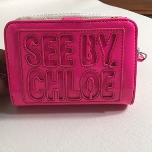 See by Chloe small wallet pink